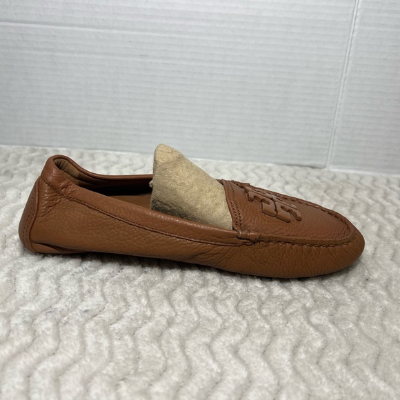 Tory Burch Lowell 2 Womens Size 6.5M Brown Leather Slip On Loafers Driving Shoes - Picture 5 of 13